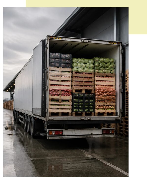 Перевозка плодоовощной продукции в Большую Камень по цене от 5071 р. | Агросервис-Бль