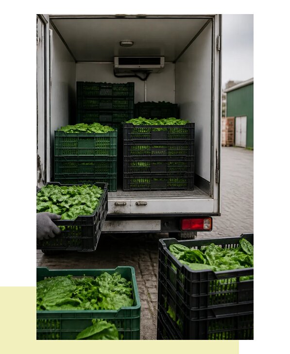 Перевозка шпината в Большую Камень с сохранением свежести продукции